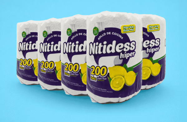 Rollos de cocina 8 x 200 paños NITIDESS