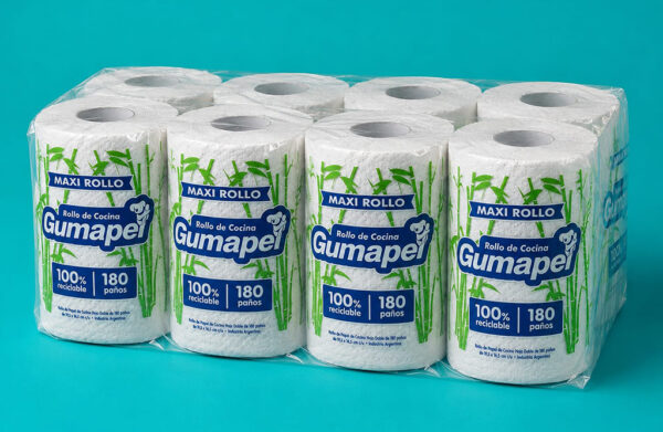 Rollos de cocina 8 x 180 paños GUMAPEL